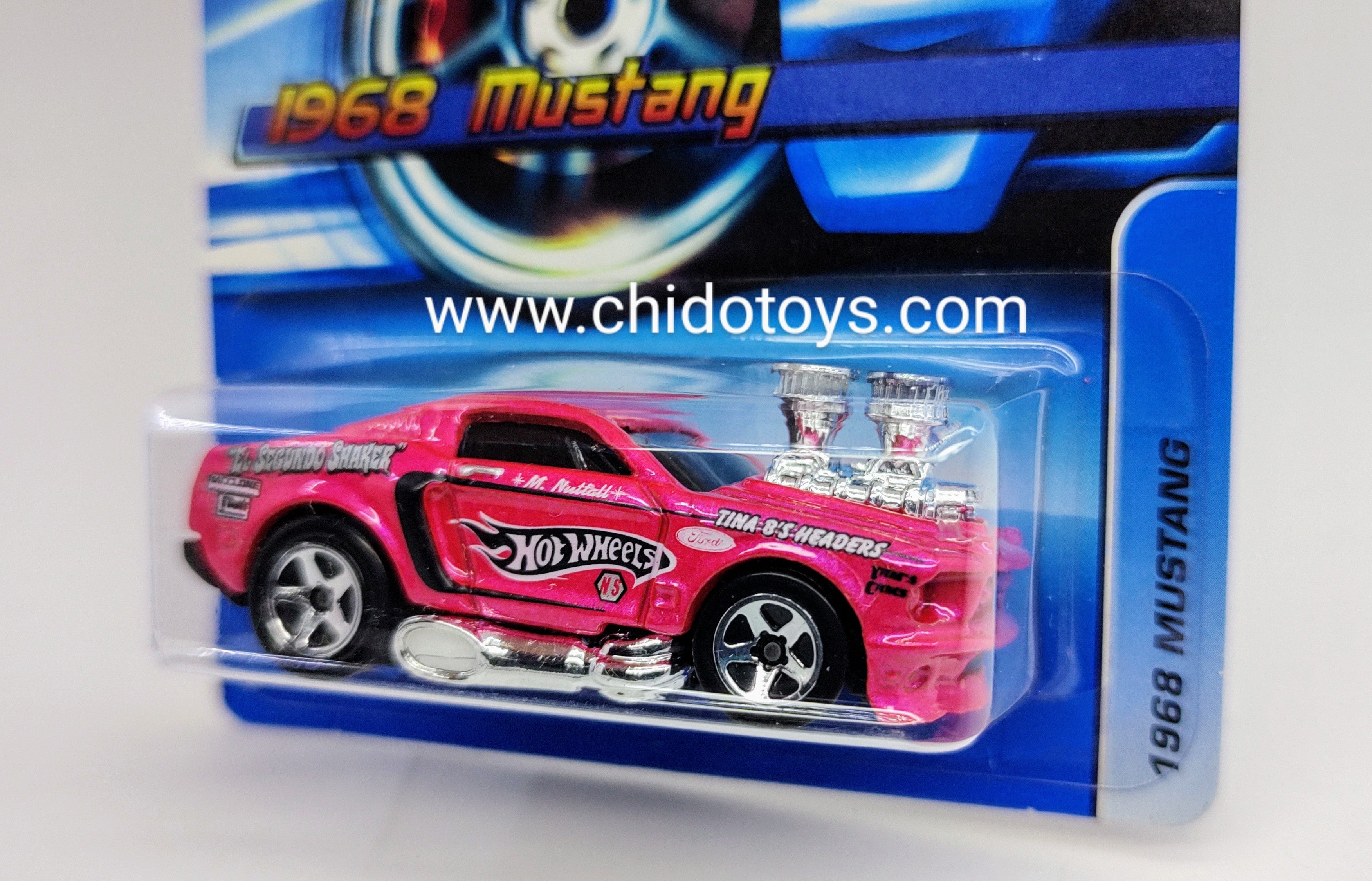 Hot Wheels Básico del año 2005, #128, Mustang 1968 - Chido Toys