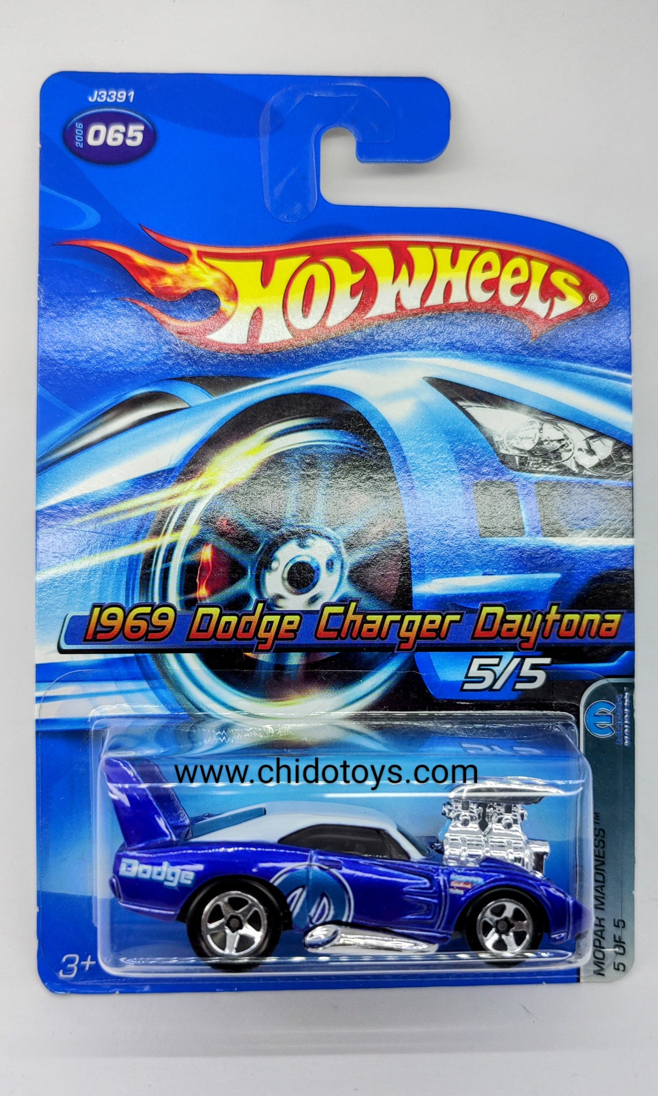 Hot Wheels Básico del año 2005 (5/5) 1969 Dodge Charger Daytona - Chido Toys