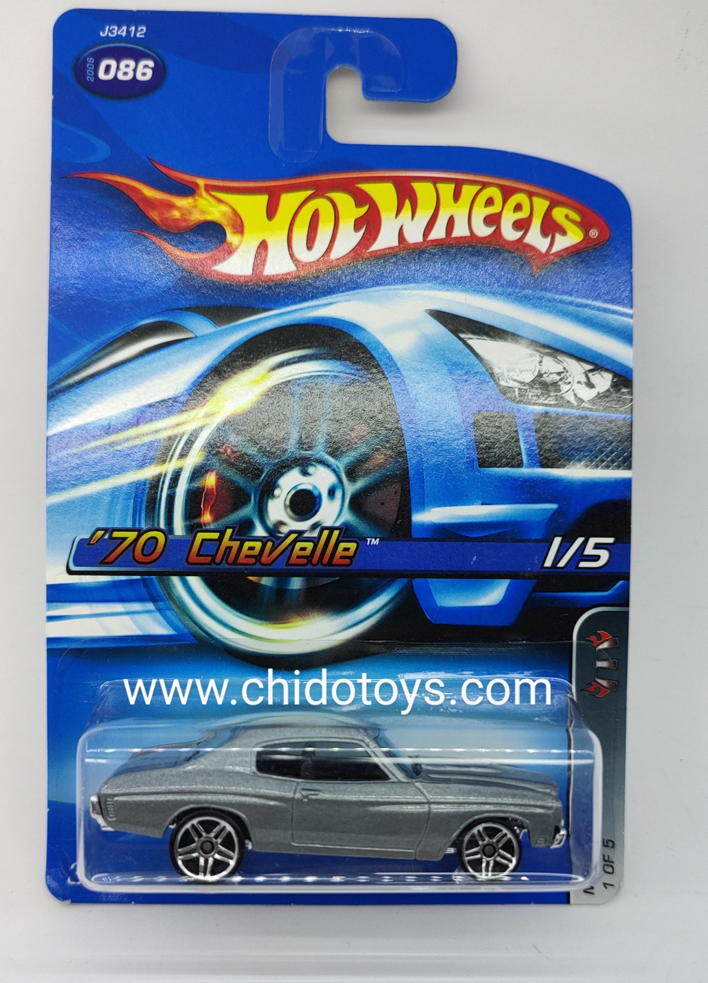 Hot Wheels Básico del año 2006 (1/5), Chevelle 1970 - Chido Toys