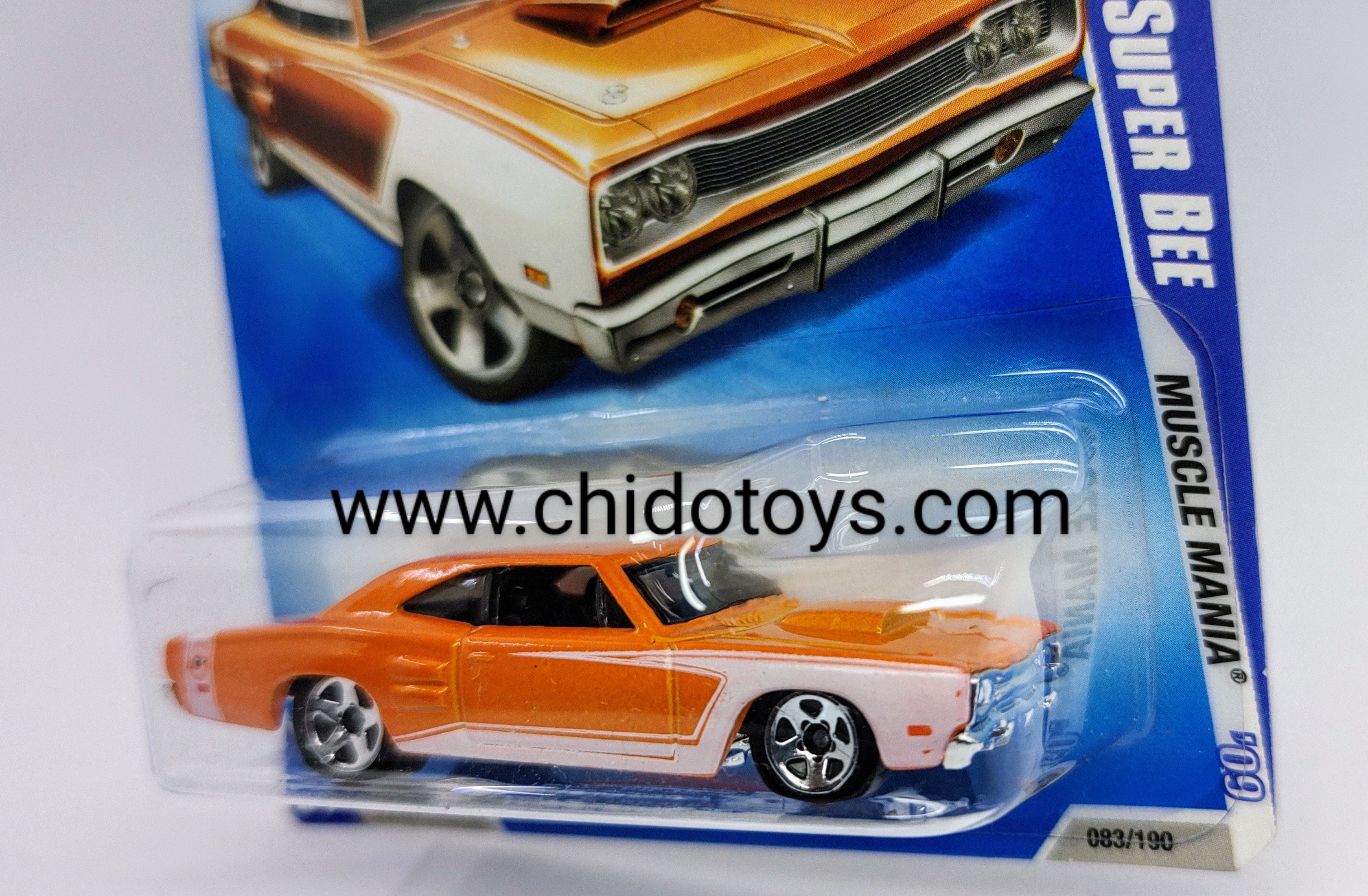 Hot Wheels Básico del año 2008, (07/10), 69' Dodge Coronet Super Be - Chido Toys