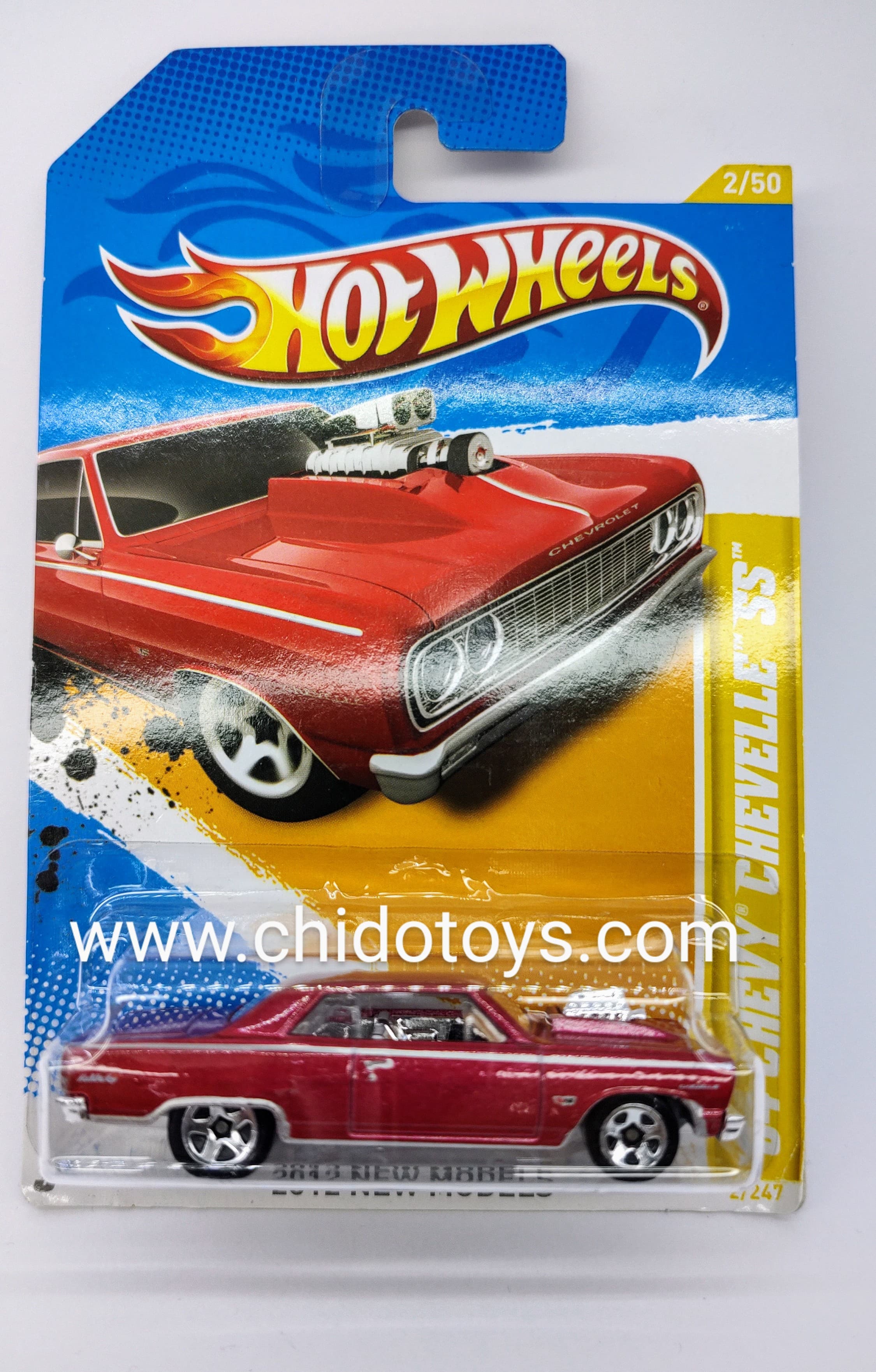 Hot Wheels Básico Primera Edición, Modelo 64' Chevy Chevelle SS - Chido Toys