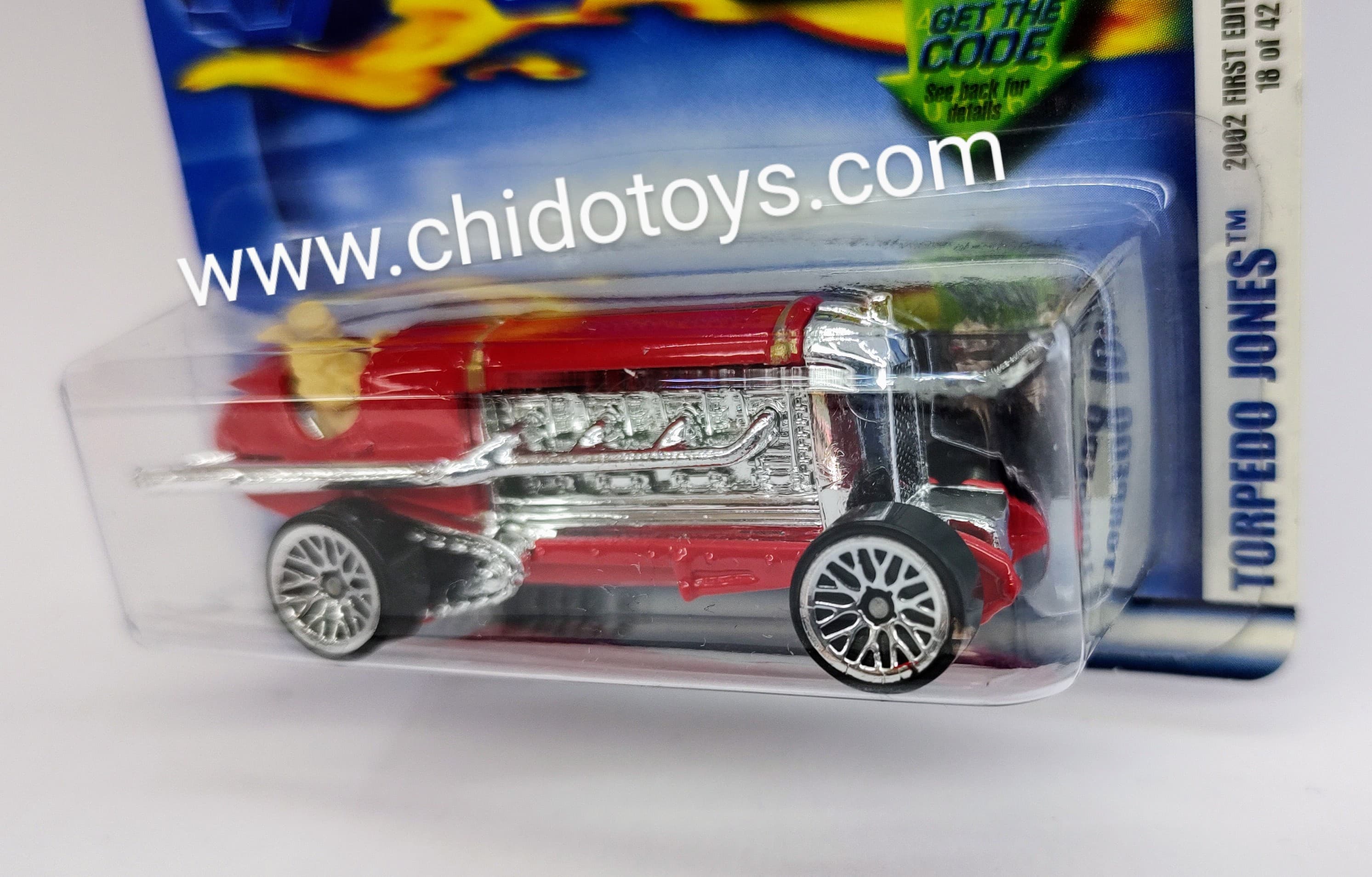 Hot Wheels Básico Primera Edición , Modelo Torpedo Jones 030 - Chido Toys