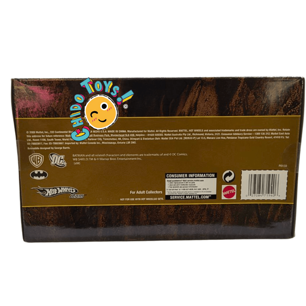 Hot Wheels Batman 1966 TV Series Set Comic - Con 2008 – Batmobile, Batcycle & Batgirl Cycle - Chido Toys