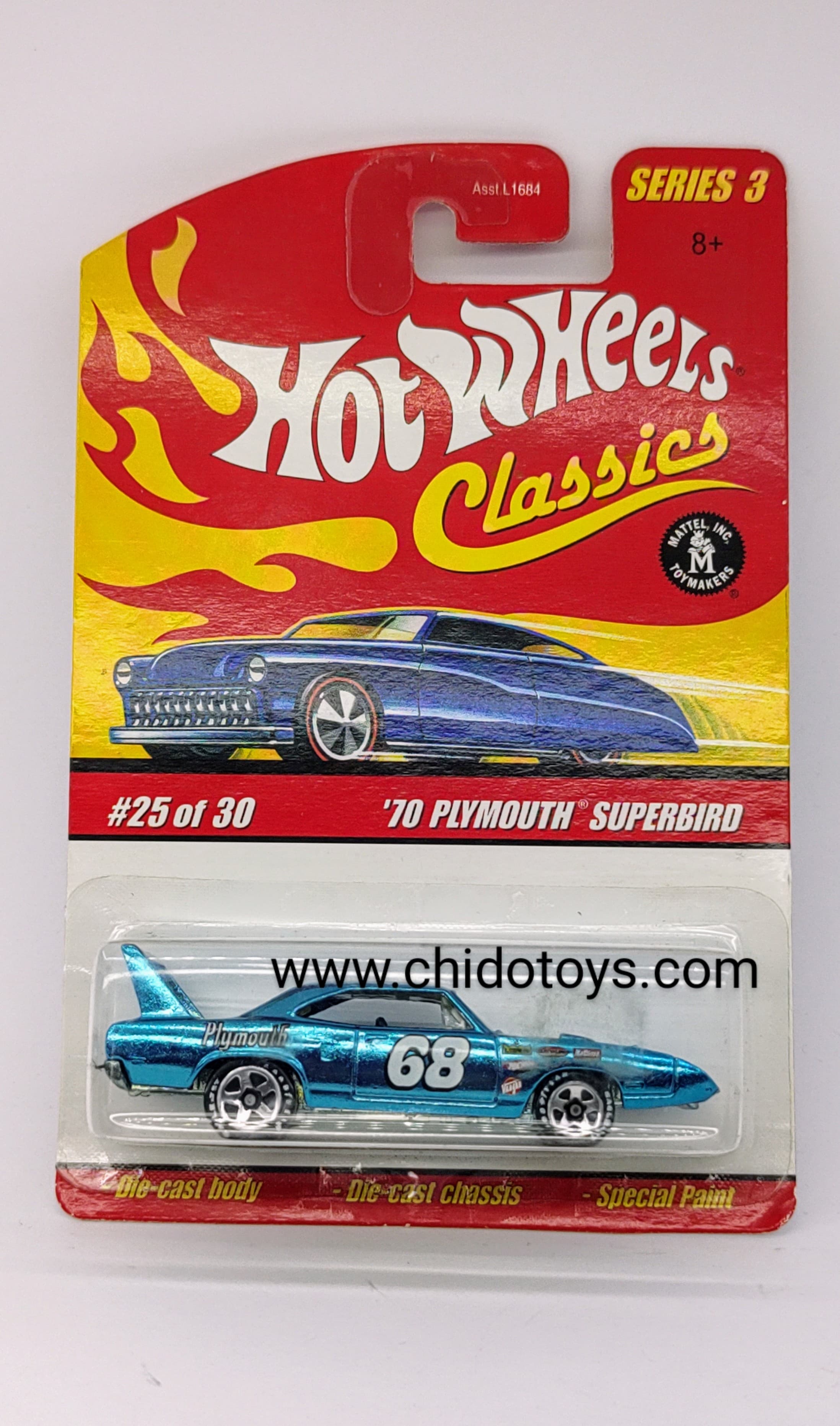 Hot Wheels Clasics Series 3, Plymounth Superbird 70' - Chido Toys