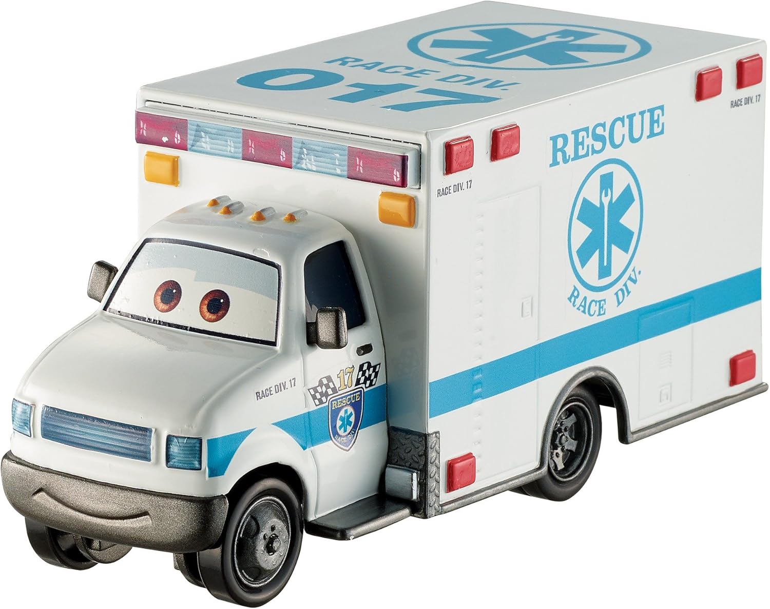 Hot Wheels Disney Pixar Cars Morgan Martins Ambulancia Metal - Chido Toys