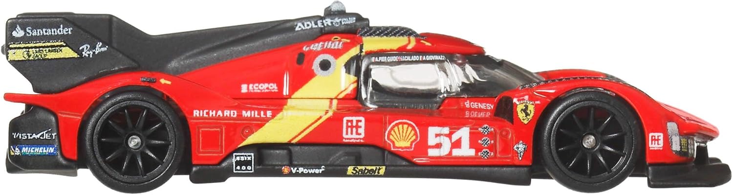 Hot Wheels Ferrari 499P 51 1:64 Circuit Legends metal/metal - Chido Toys