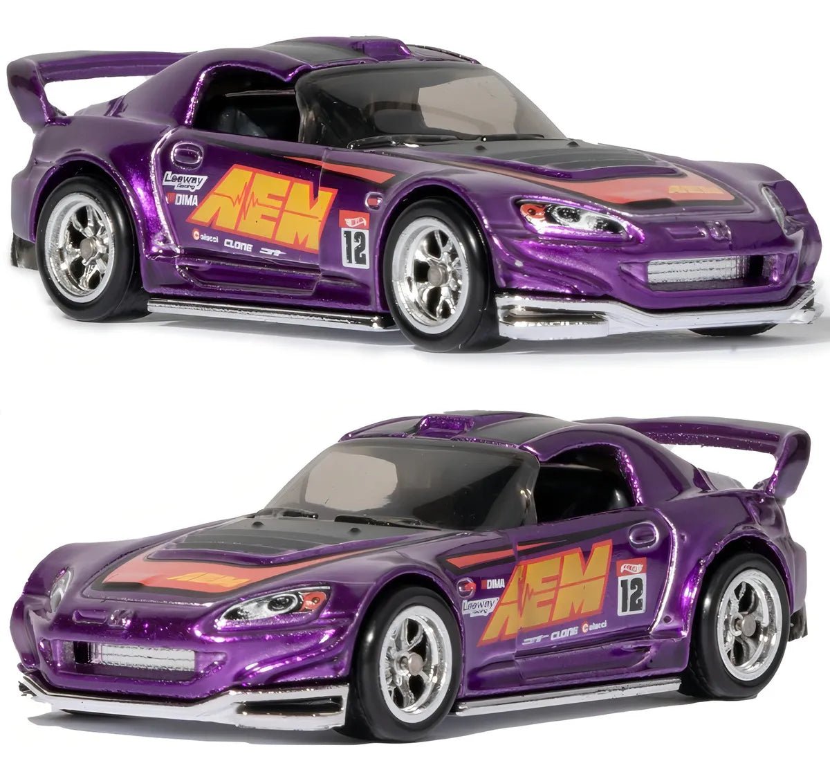 Hot Wheels Honda S2000 Legends Tour 1:64 morado metálico - Chido Toys
