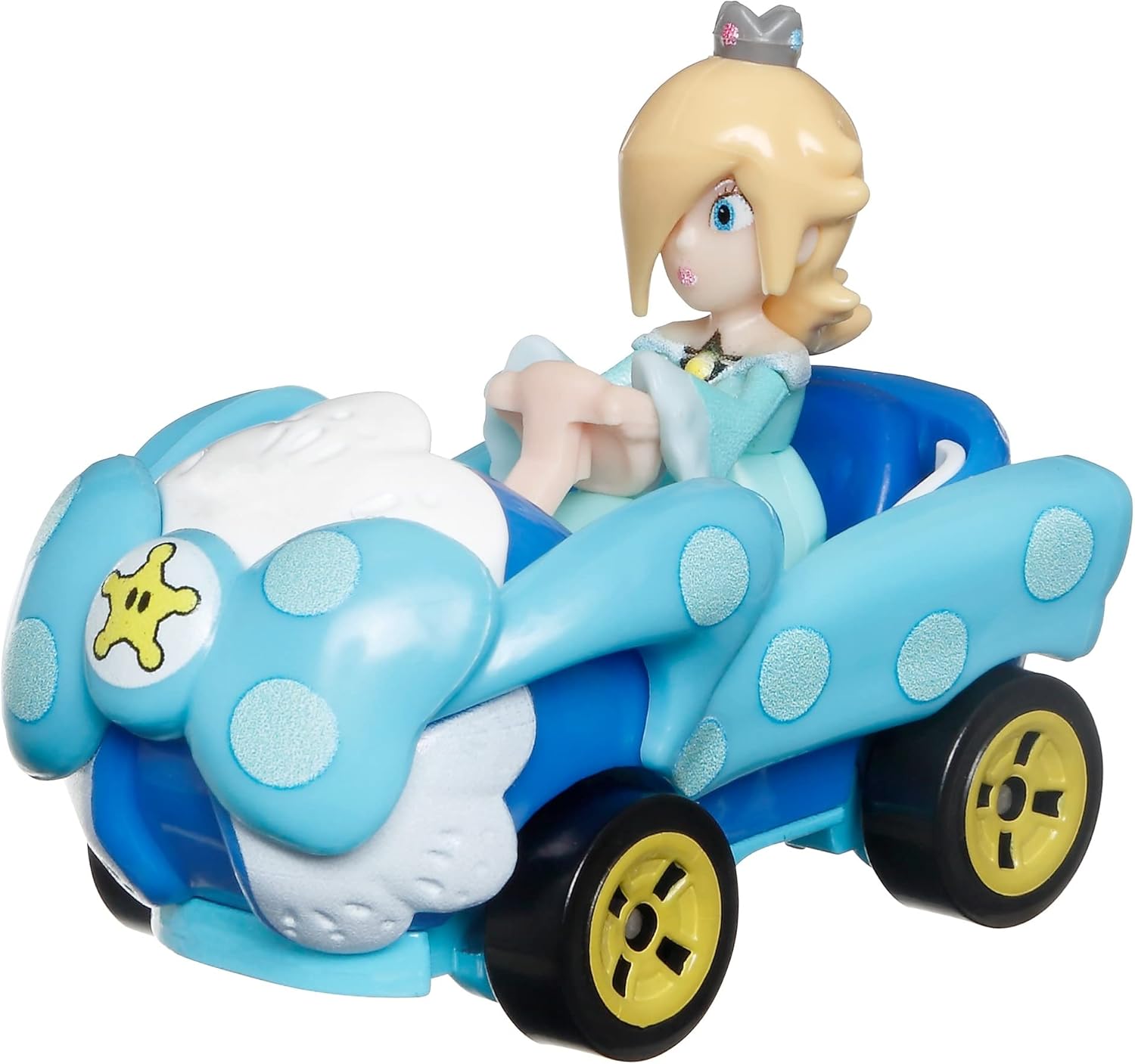 Hot Wheels Mario Kart Rosalina Birthday Girl Azul - Chido Toys