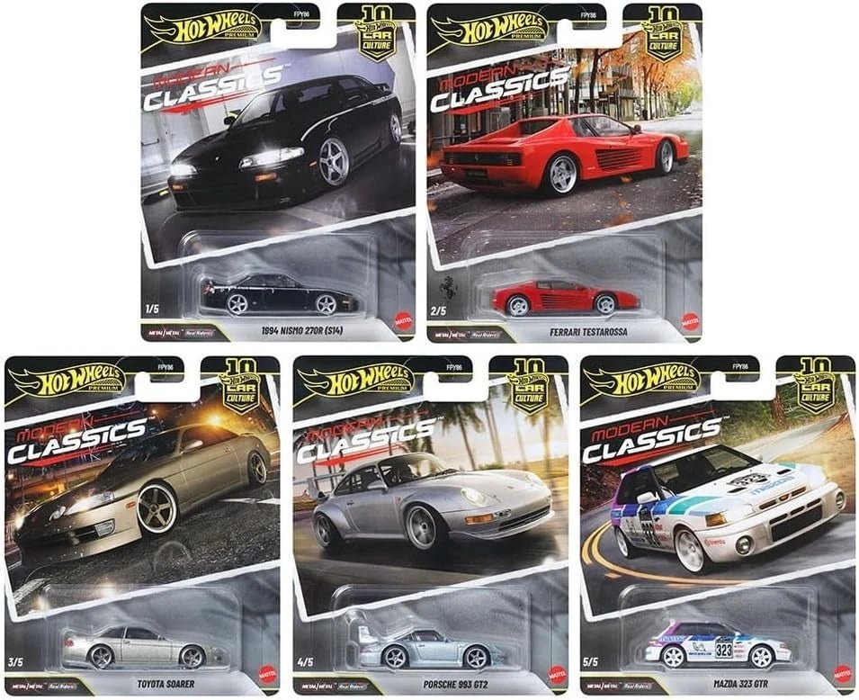Hot Wheels Modern Classics set completo 1:64 Car Culture - Chido Toys