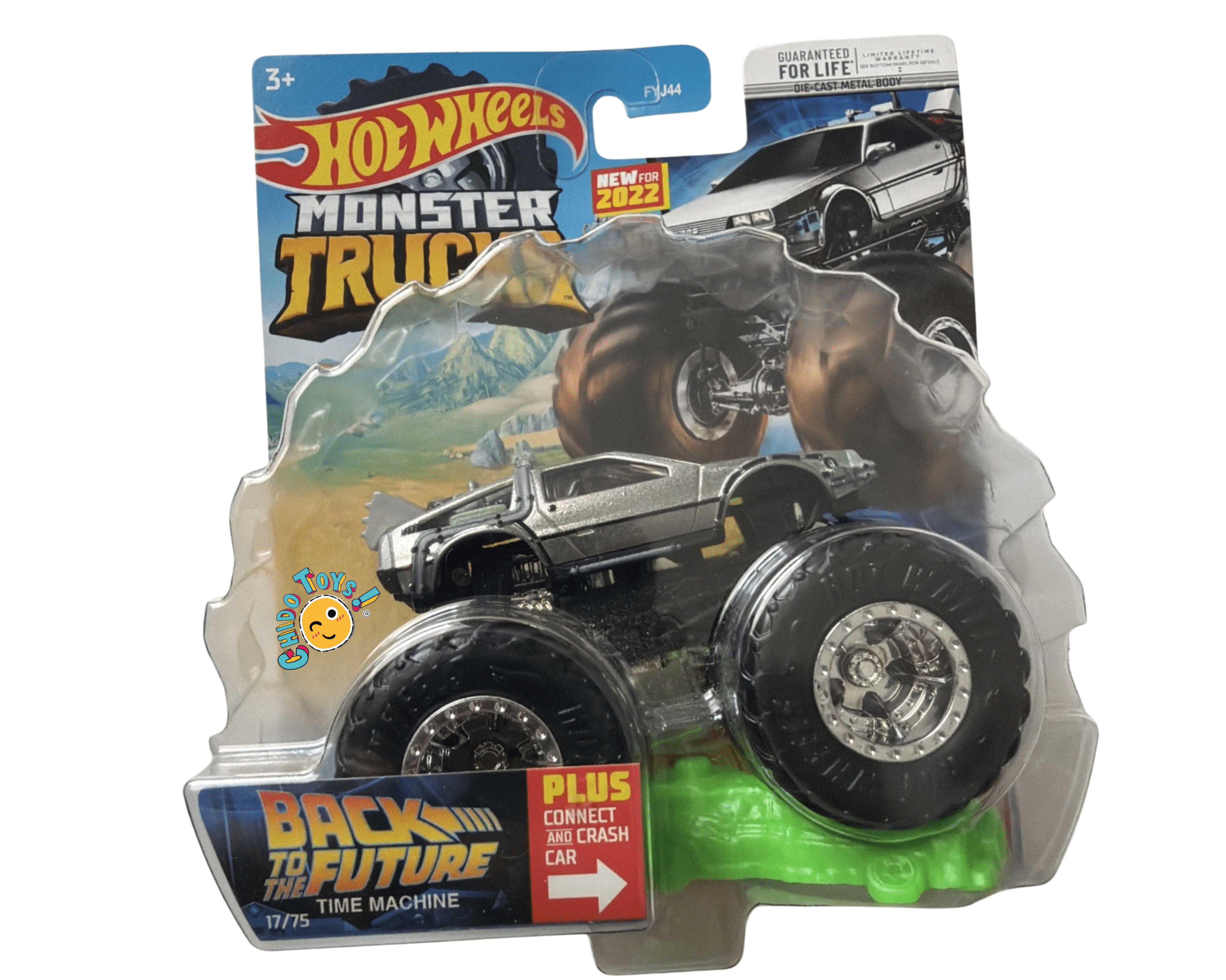 Hot Wheels Monster Trucks Back to the Future Time Machine 1:64 - Chido Toys
