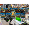 Hot Wheels Monster Trucks Minis 2018 S1 mini con lanzador verde - Chido Toys