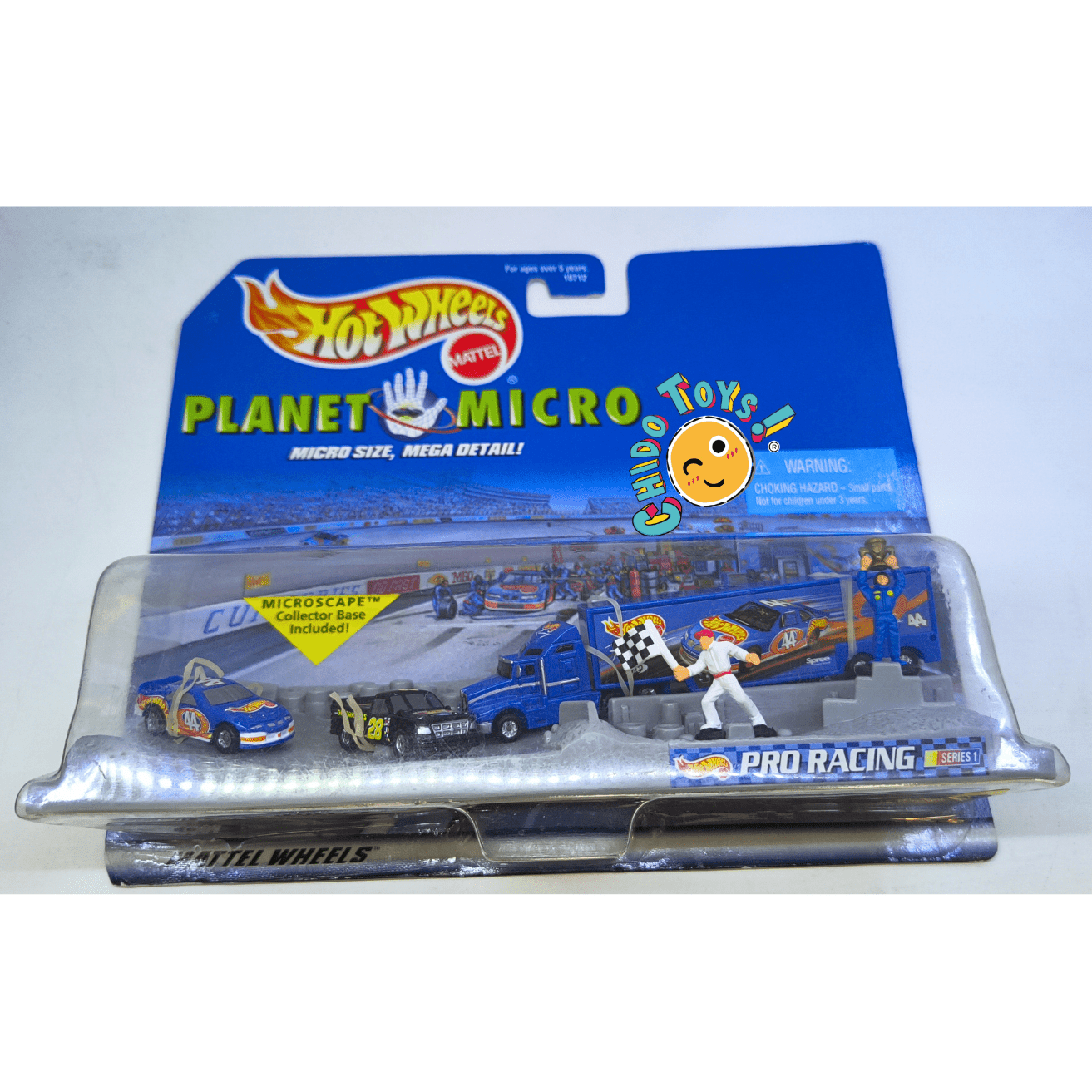 Hot Wheels Planet Micro Pro Racing microescala (Edición Vintage 1997) - Chido Toys