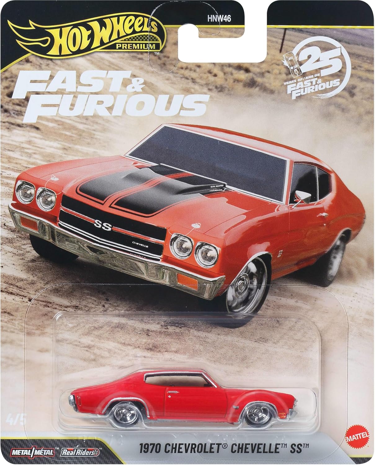 Hot Wheels Premium Chevrolet Chevelle SS 1970 Fast & Furious 1:64 - Chido Toys