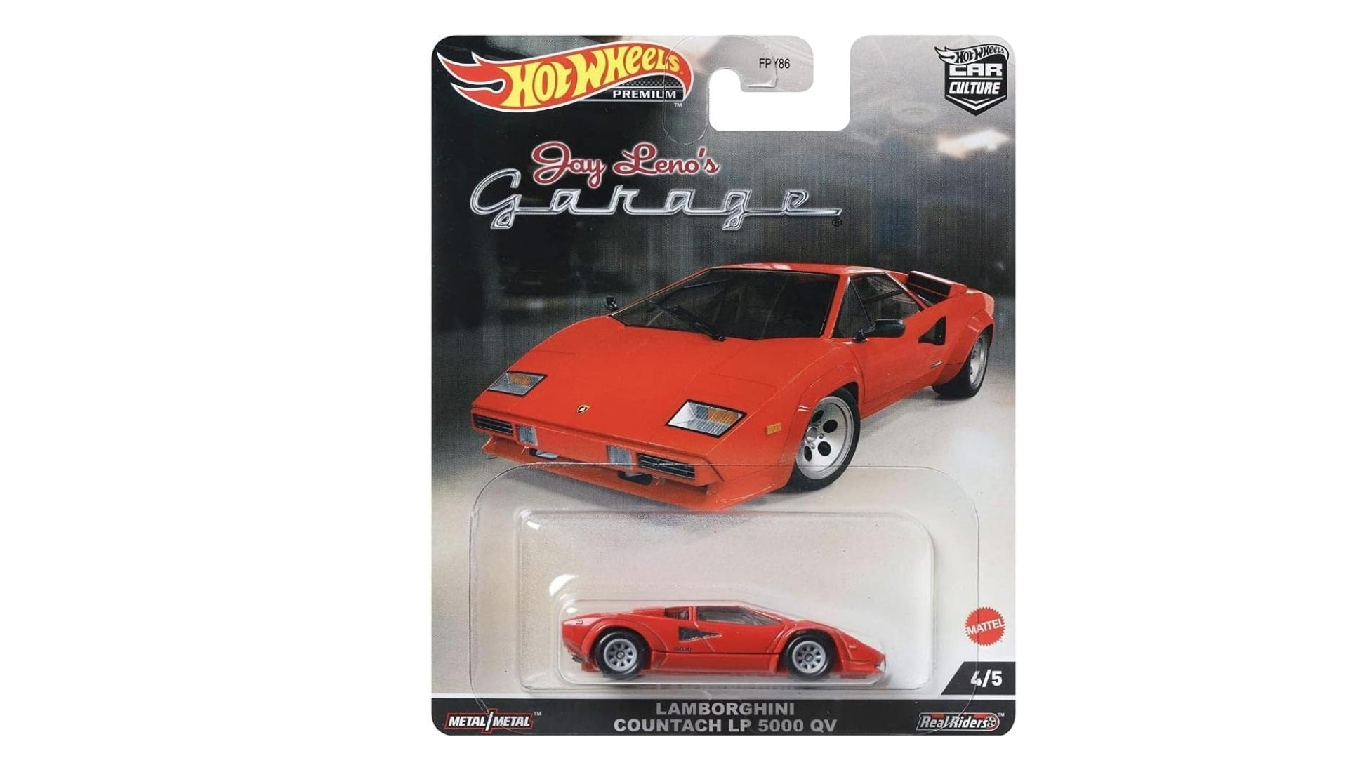 Hot Wheels Premium, Lamborghini Countach LP 5000 QV - Chido Toys