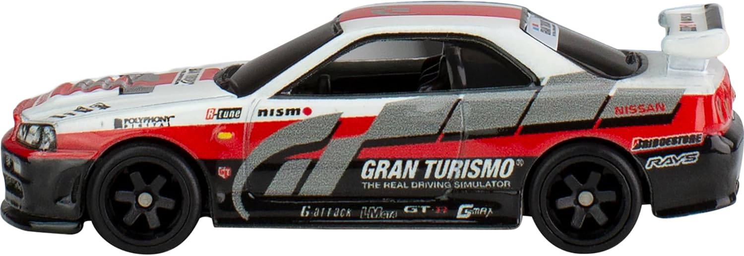 Hot Wheels Premium Nissan Skyline GT-R BNR34 Gran Turismo 7 1:64 - Chido Toys