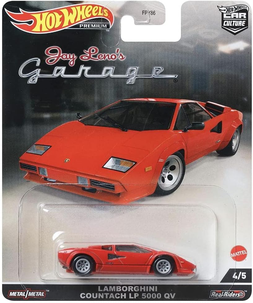 Hot Wheels Premium, Pareja Lamborghini Countach LP 500 QV & Yenko Stinger - Chido Toys