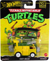 Hot Wheels Premium Party Wagon – TMNT Pop Culture | Escala 1:64 Metal/Metal - Chido Toys