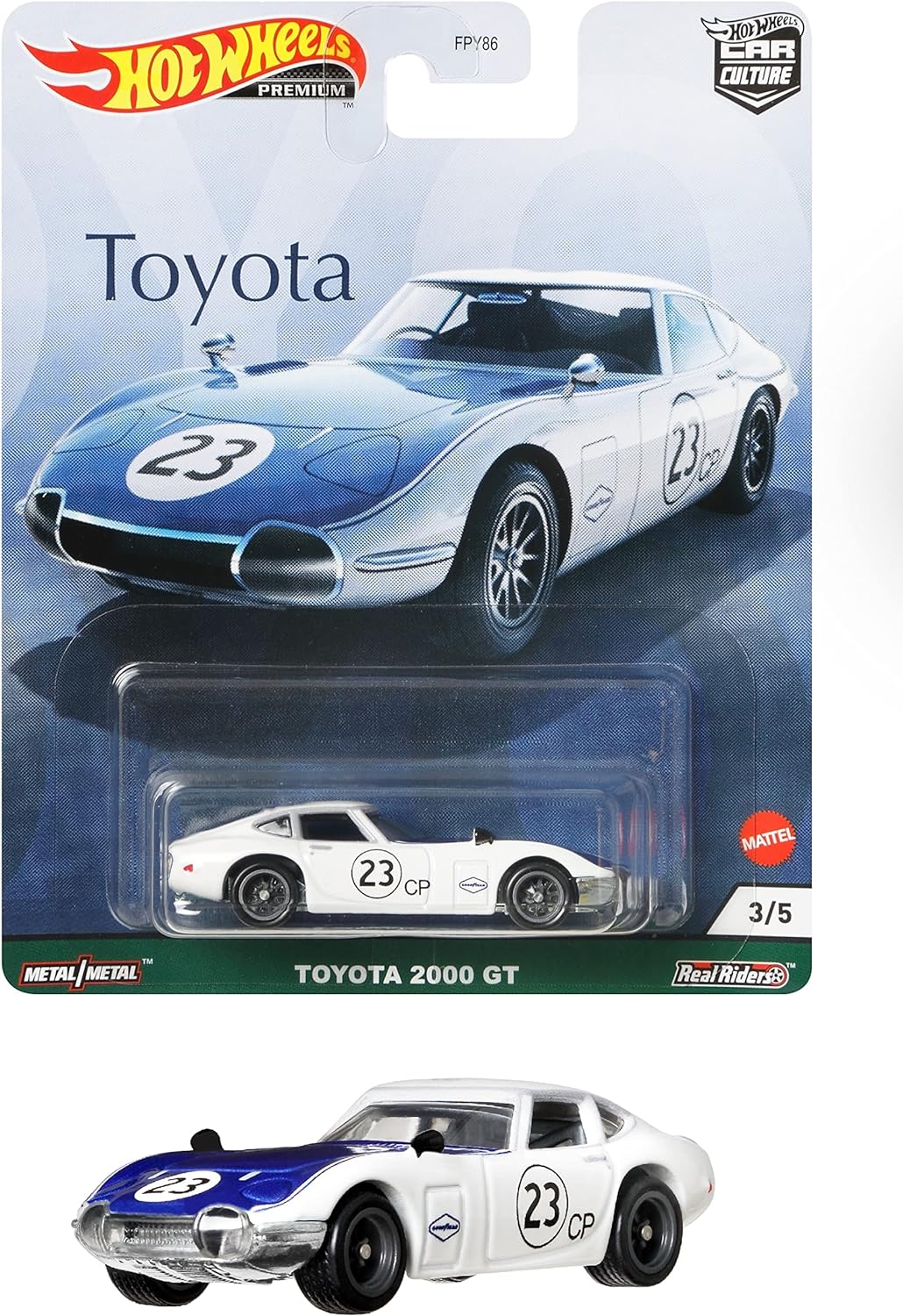 Hot Wheels Premium Toyota 2000 GT - Chido Toys