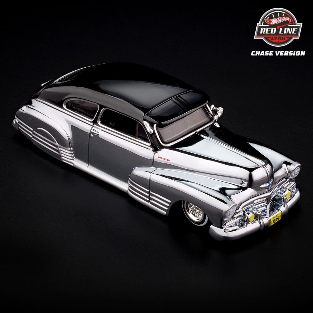 Hot Wheels RLC 1948 Chevrolet Fleetline CHASE 1:64 cromado con suspensión ajustable - Chido Toys