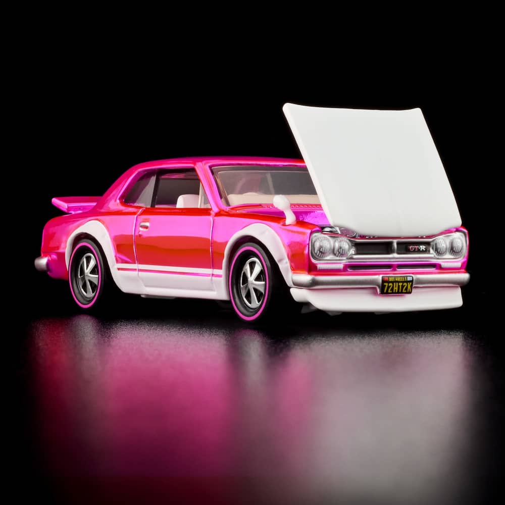 Hot Wheels RLC 1972 Skyline H/T 2000GT-R 1:64 Spectraflame Pink - Chido Toys