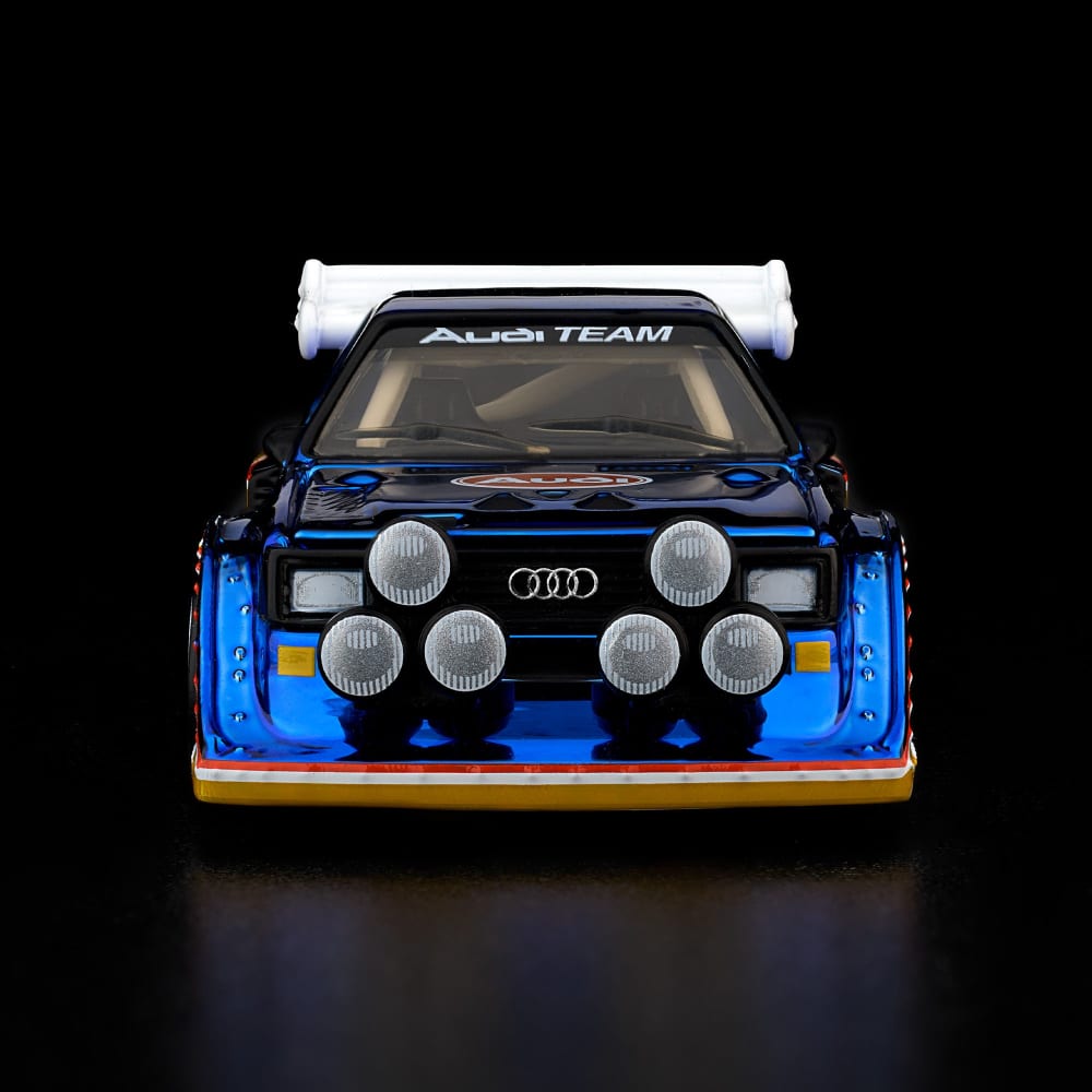 Hot Wheels RLC 1985 Audi Sport quattro S1 1:64 Spectraflame Otto Blue - Chido Toys