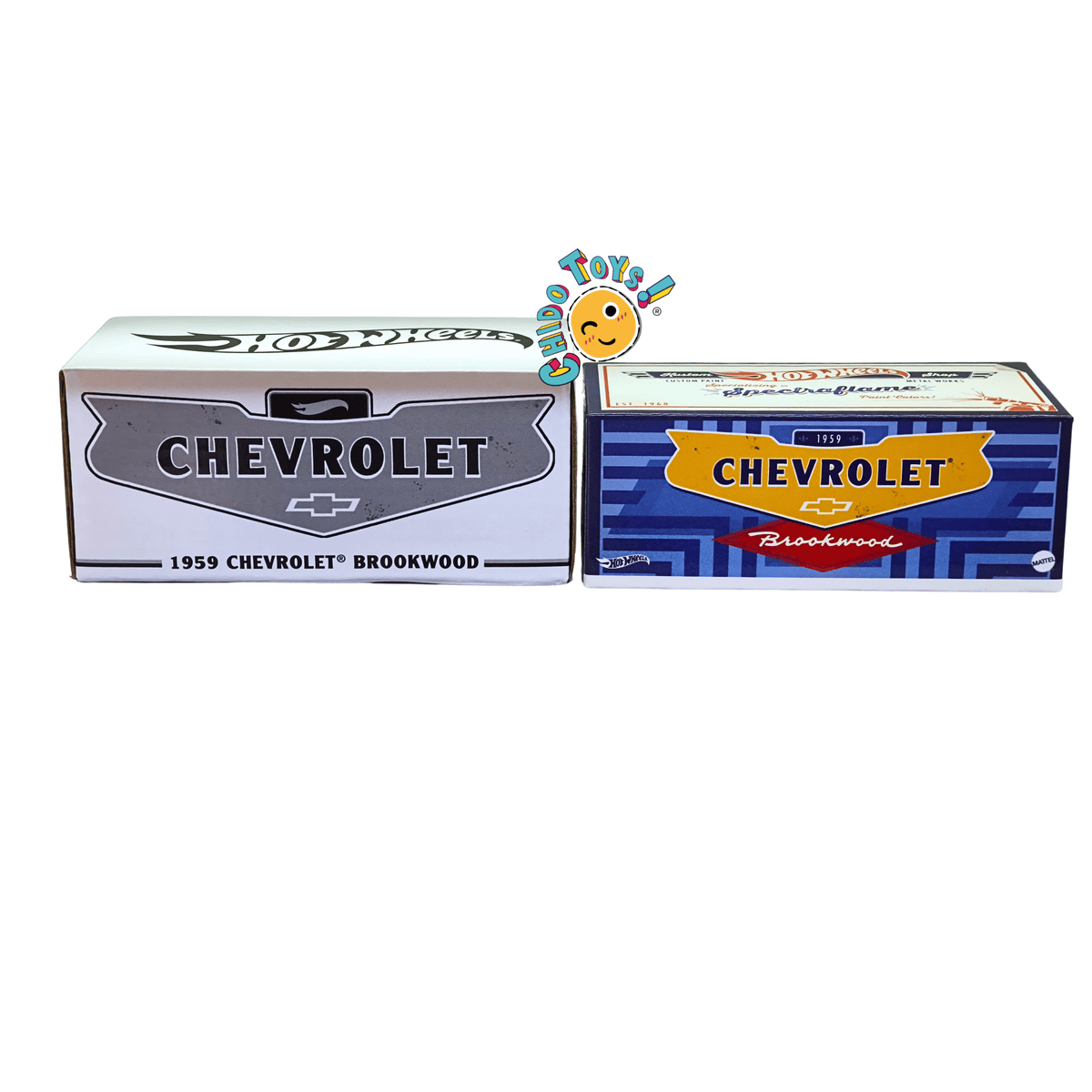 Hot Wheels RLC Chevrolet Brookwood 1959 1:64 Azul Spectraflame - Chido Toys