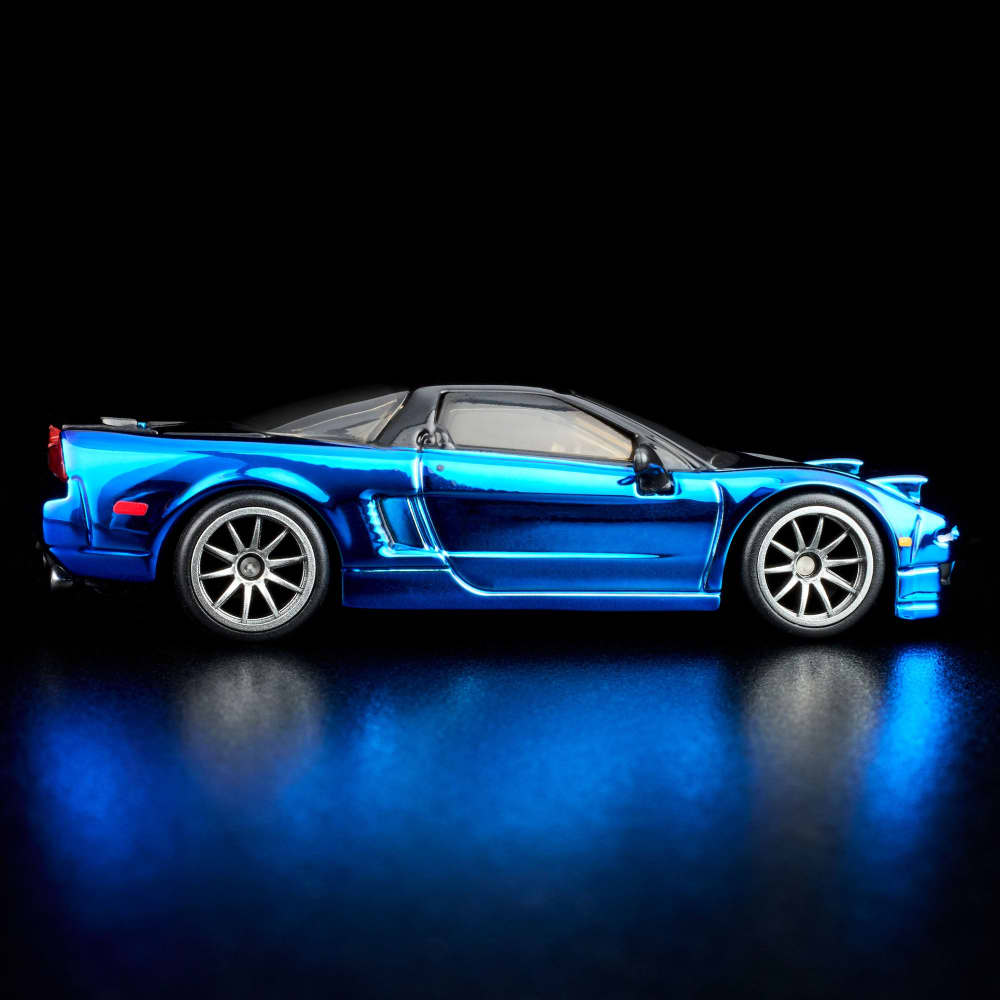 Hot Wheels RLC Honda NSX 1:64 Spectraflame Blue con iluminación funcional - Chido Toys