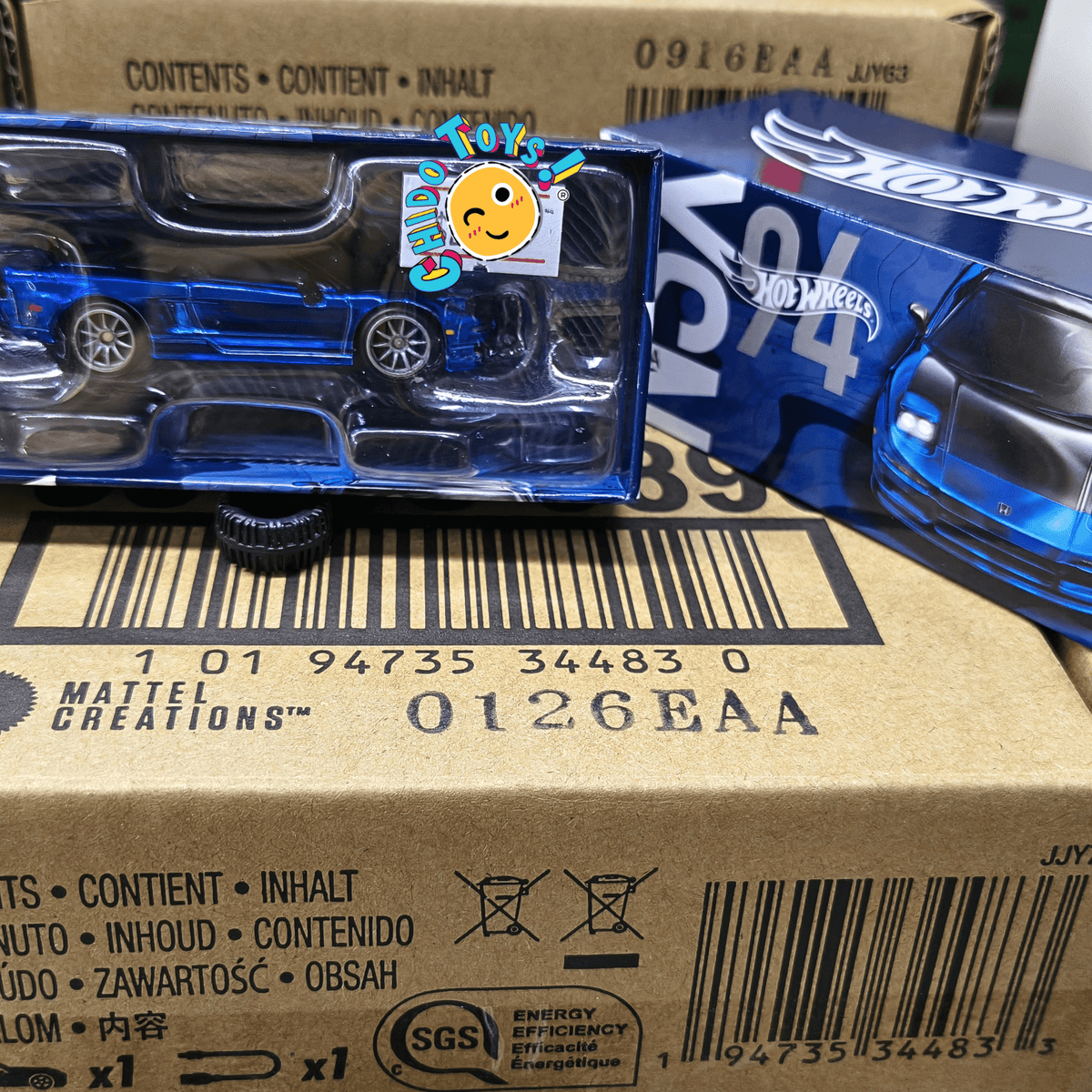 Hot Wheels RLC Honda NSX 1:64 Spectraflame Blue con iluminación funcional - Chido Toys
