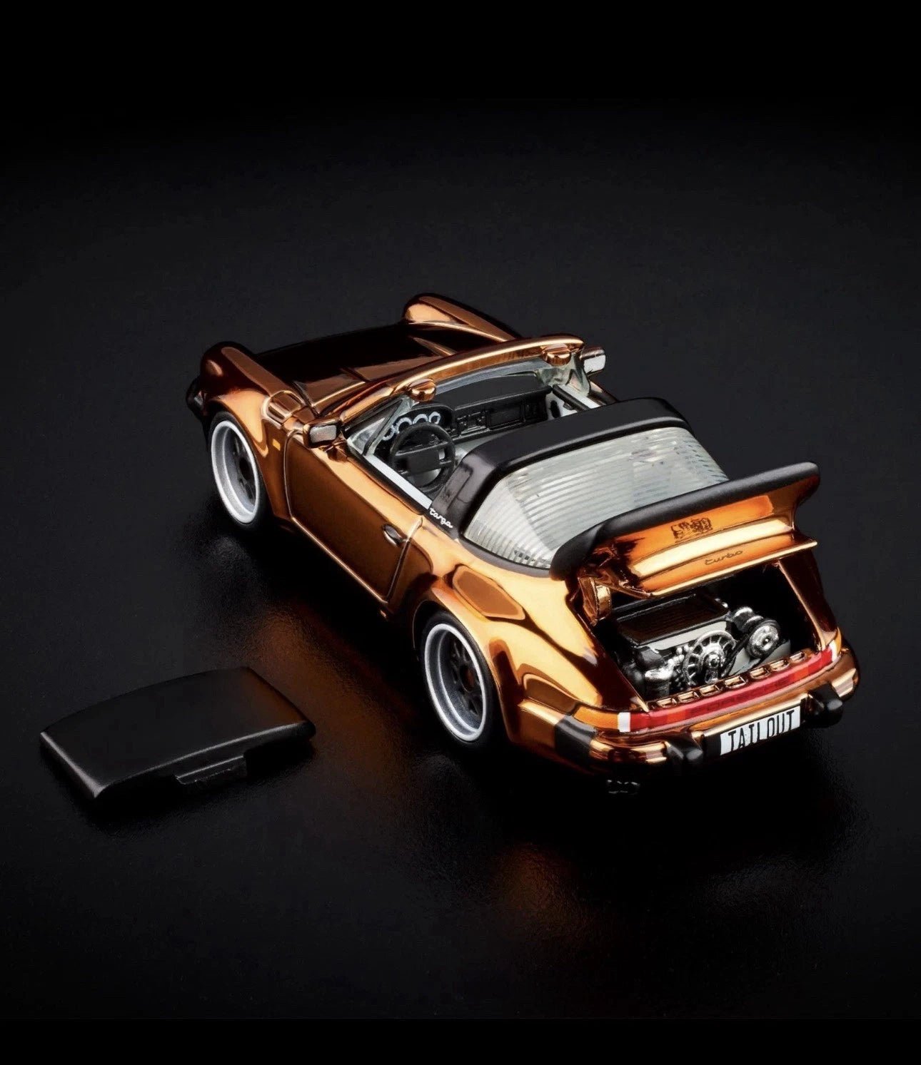 Hot Wheels RLC Porsche 911 Targa Turbo 1:64 Bronce - Chido Toys