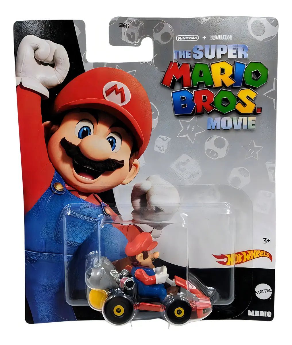 Hot Wheels Super Mario Bros Movie Mario Kart Coleccionable - Chido Toys