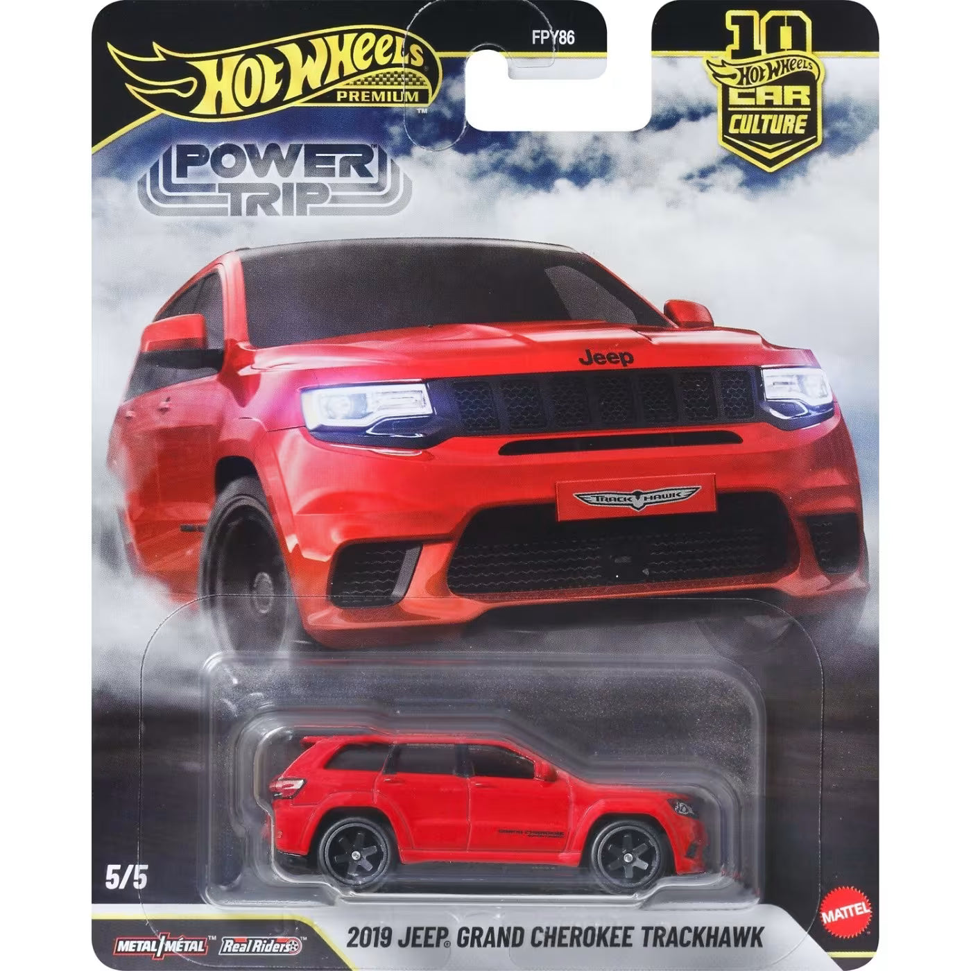Hot Wheels Jeep Grand Cherokee Trackhawk 1:64 Red Sport