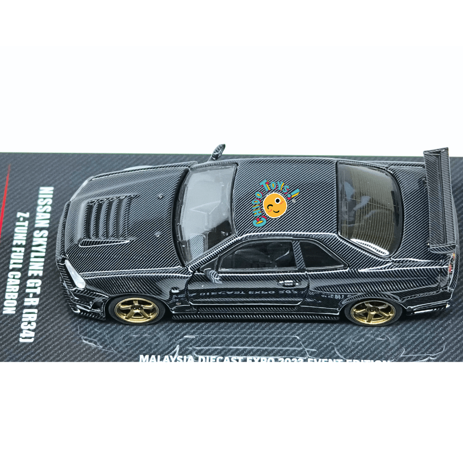 Inno64 Nissan Skyline GT-R R34 Z-Tune 1:64 Full Carbon MDE 2023 - Chido Toys