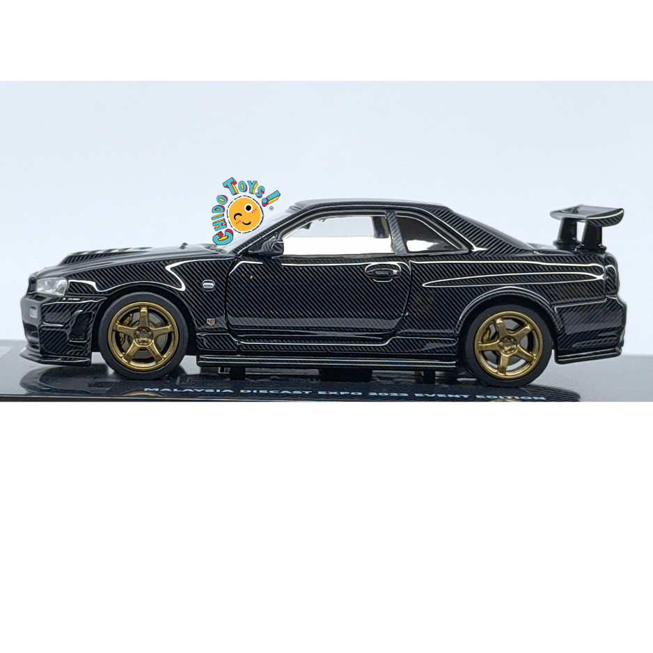 Inno64 Nissan Skyline GT-R R34 Z-Tune 1:64 Full Carbon MDE 2023 - Chido Toys