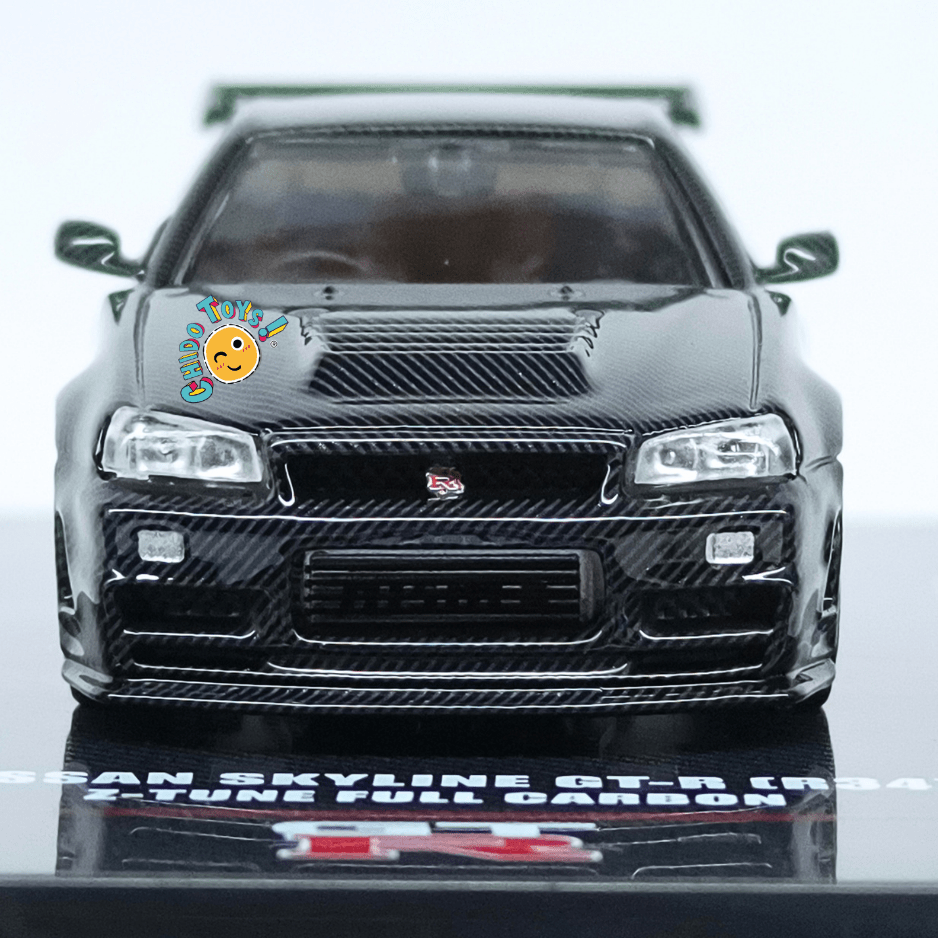 Inno64 Nissan Skyline GT-R R34 Z-Tune 1:64 Full Carbon MDE 2023 - Chido Toys