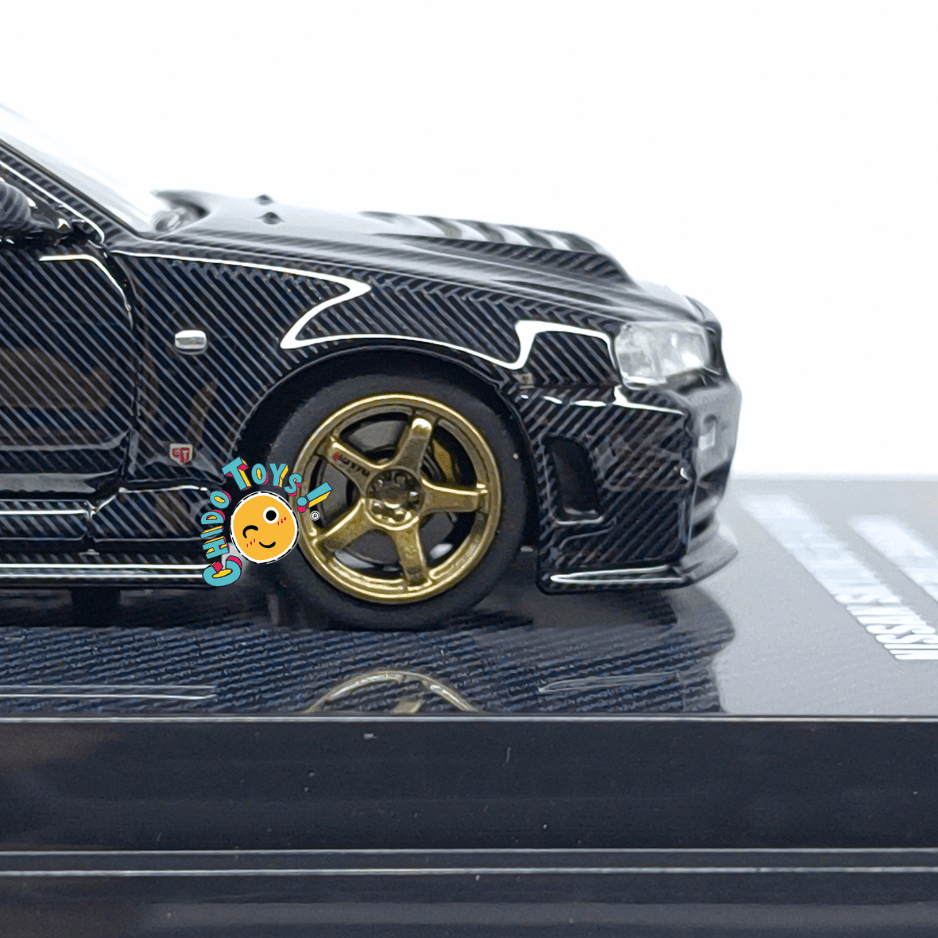Inno64 Nissan Skyline GT-R R34 Z-Tune 1:64 Full Carbon MDE 2023 - Chido Toys