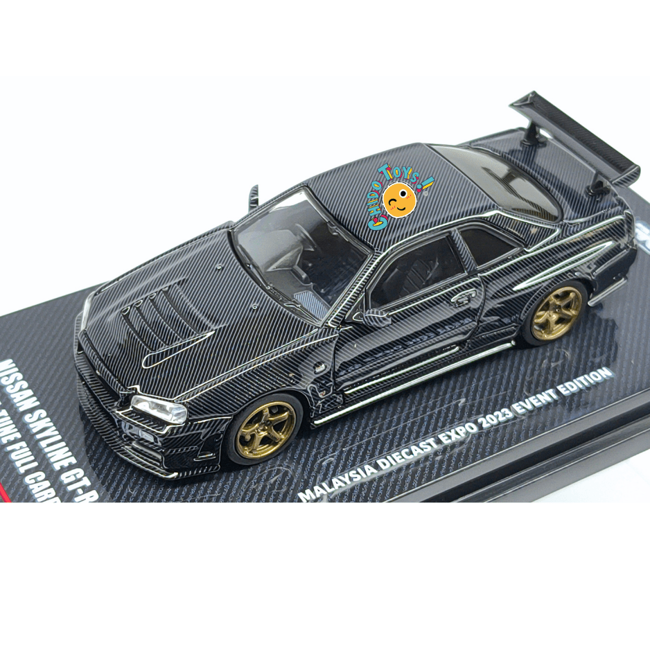 Inno64 Nissan Skyline GT-R R34 Z-Tune 1:64 Full Carbon MDE 2023 - Chido Toys