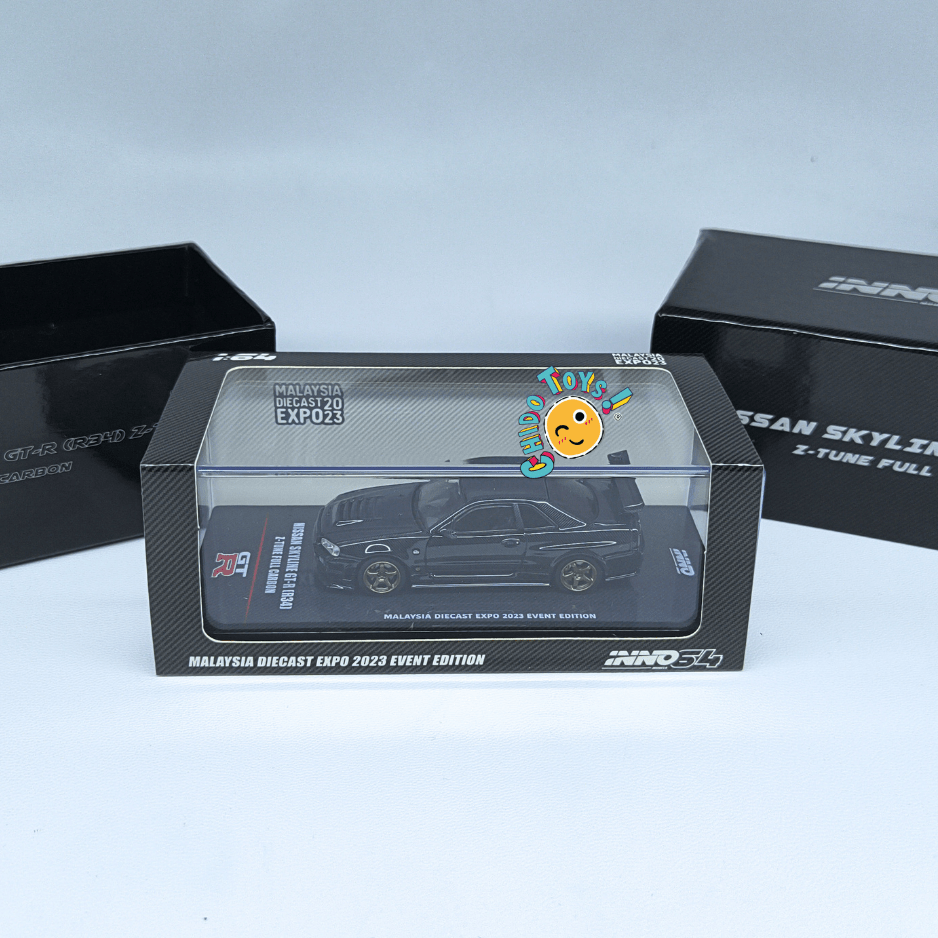 Inno64 Nissan Skyline GT-R R34 Z-Tune 1:64 Full Carbon MDE 2023 - Chido Toys
