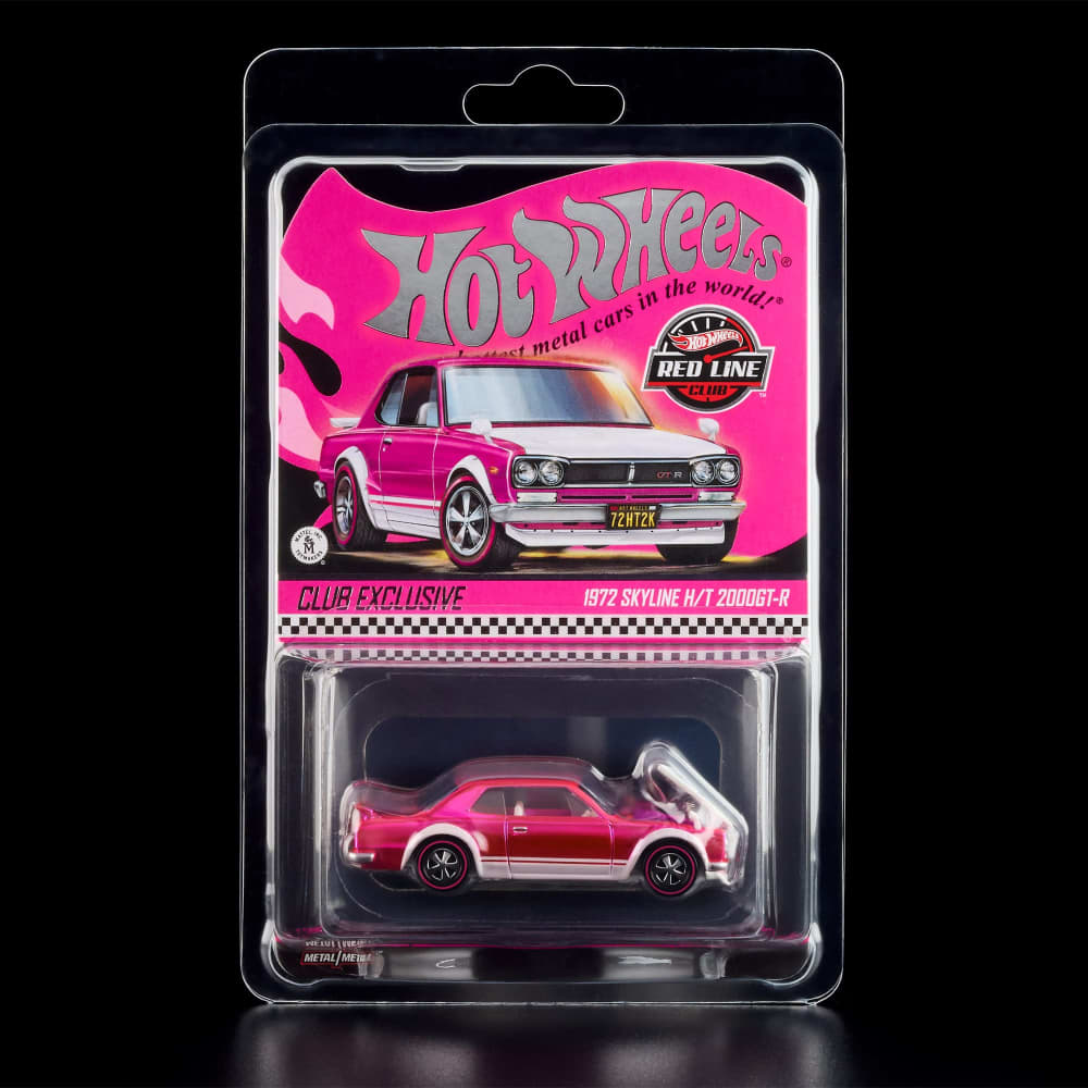 Hot Wheels RLC 1972 Skyline H/T 2000GT-R 1:64 Spectraflame Pink