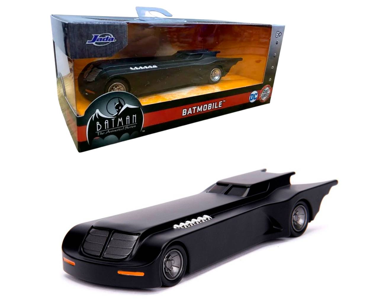 Jada Batmobile Animated Series 1:32 negro mate - Chido Toys