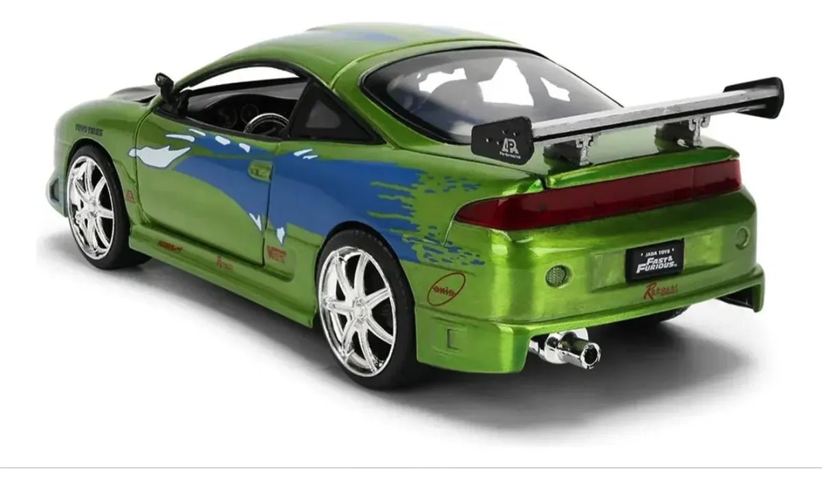 Jada Brian’s Mitsubishi Eclipse 1:32 Fast & Furious Verde - Chido Toys