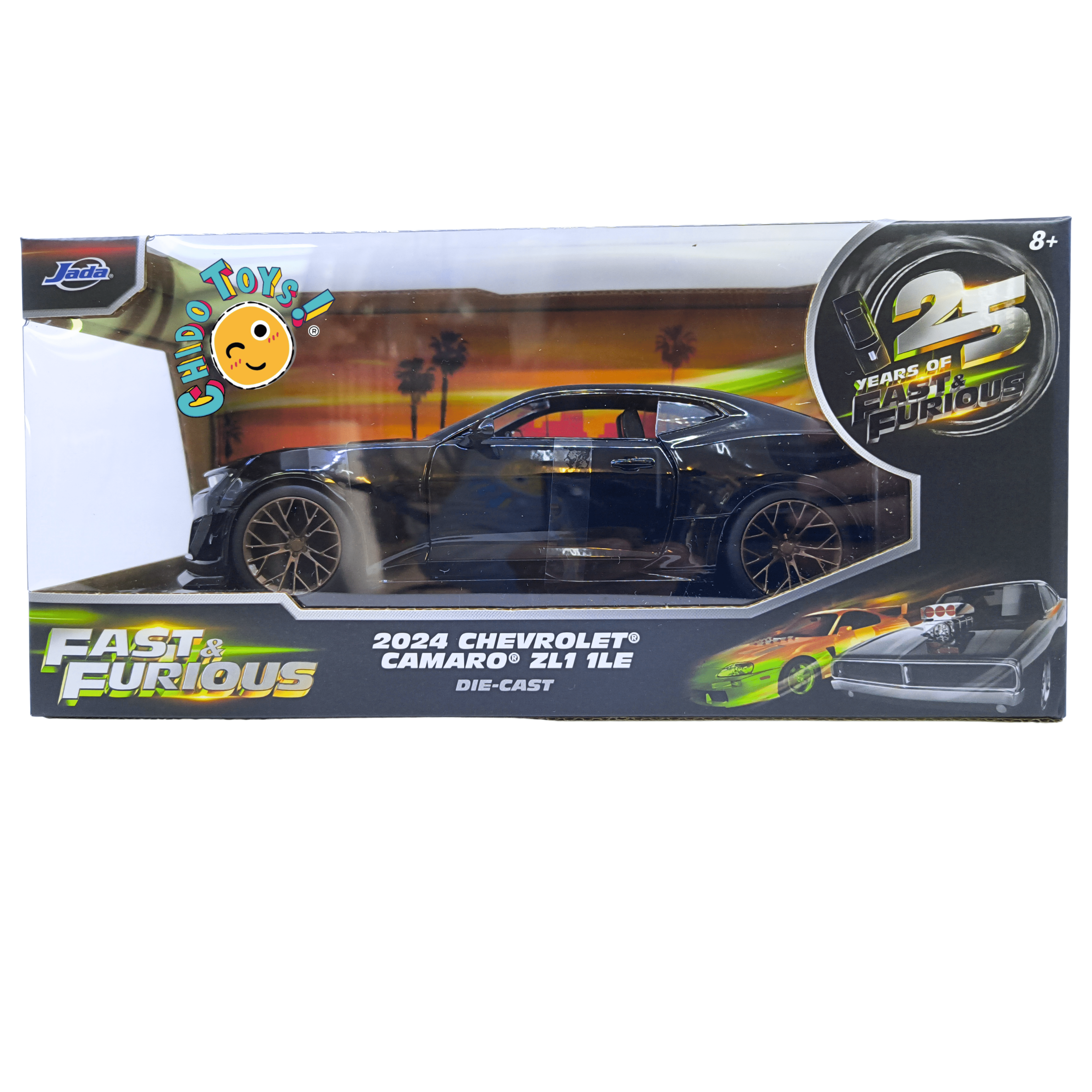 Jada Camaro ZL1 1LE 2024 1:24 Fast & Furious 25 aniversario - Chido Toys