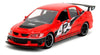 Jada Fast & Furious Lancer Evolution IX 1:32 rojo, puertas abatibles - Chido Toys