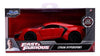 Jada Fast & Furious Lykan Hypersport 1:32 rojo, puertas funcionales - Chido Toys