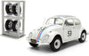 Jada Herbie Volkswagen Beetle 1:24 clásico blanco con accesorios - Chido Toys