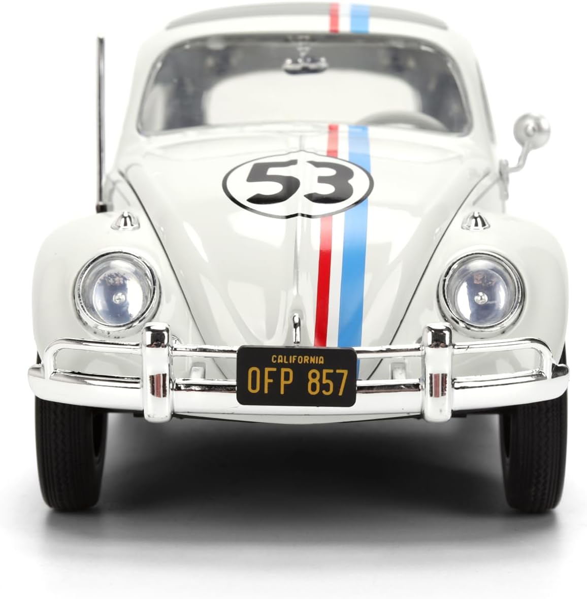 Jada Herbie Volkswagen Beetle 1:24 clásico blanco con accesorios - Chido Toys