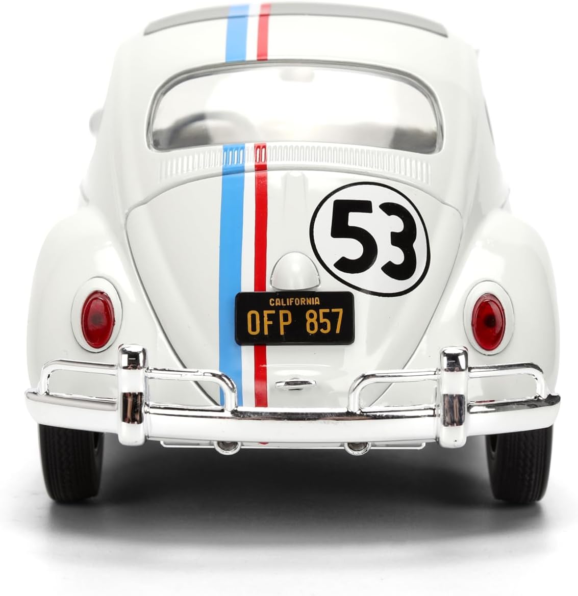 Jada Herbie Volkswagen Beetle 1:24 clásico blanco con accesorios - Chido Toys