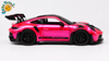 Jada Porsche 911 GT3 RS 992 Pink Slips 1:24 rosa cromado - Chido Toys
