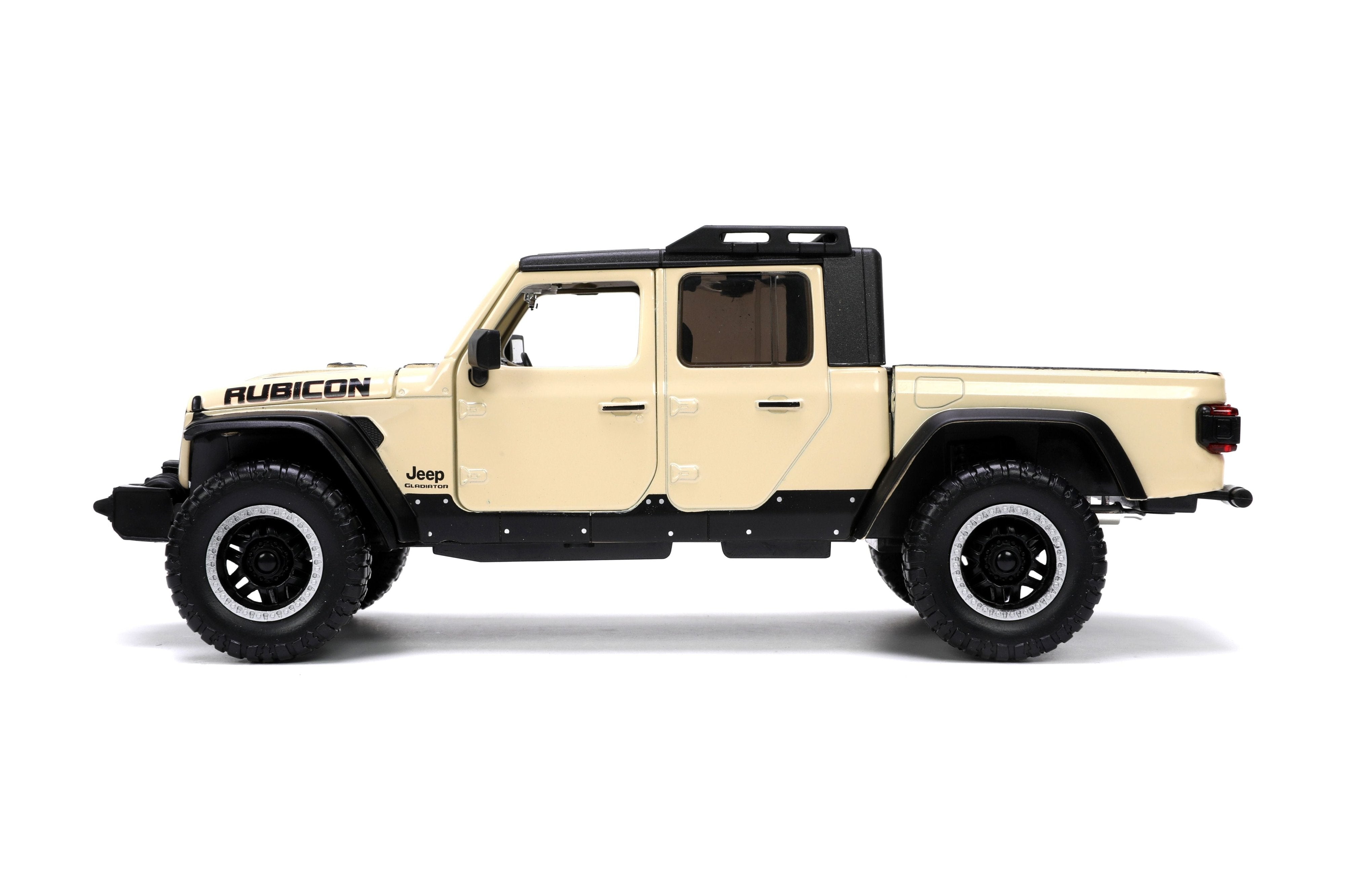 Jeep Gladiator Rubicon 1:24 de Jada - Personalización y Aventura para Regalo o Colección - Chido Toys