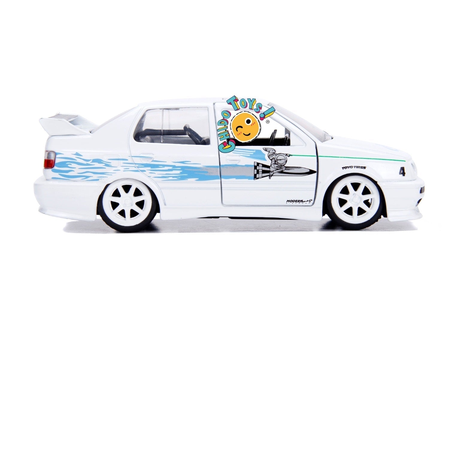 Jetta 1995 Brian´s a escala 1:32, Fast & Furious, Modelo Coleccionable de Metal con Detalles Realistas - Chido Toys