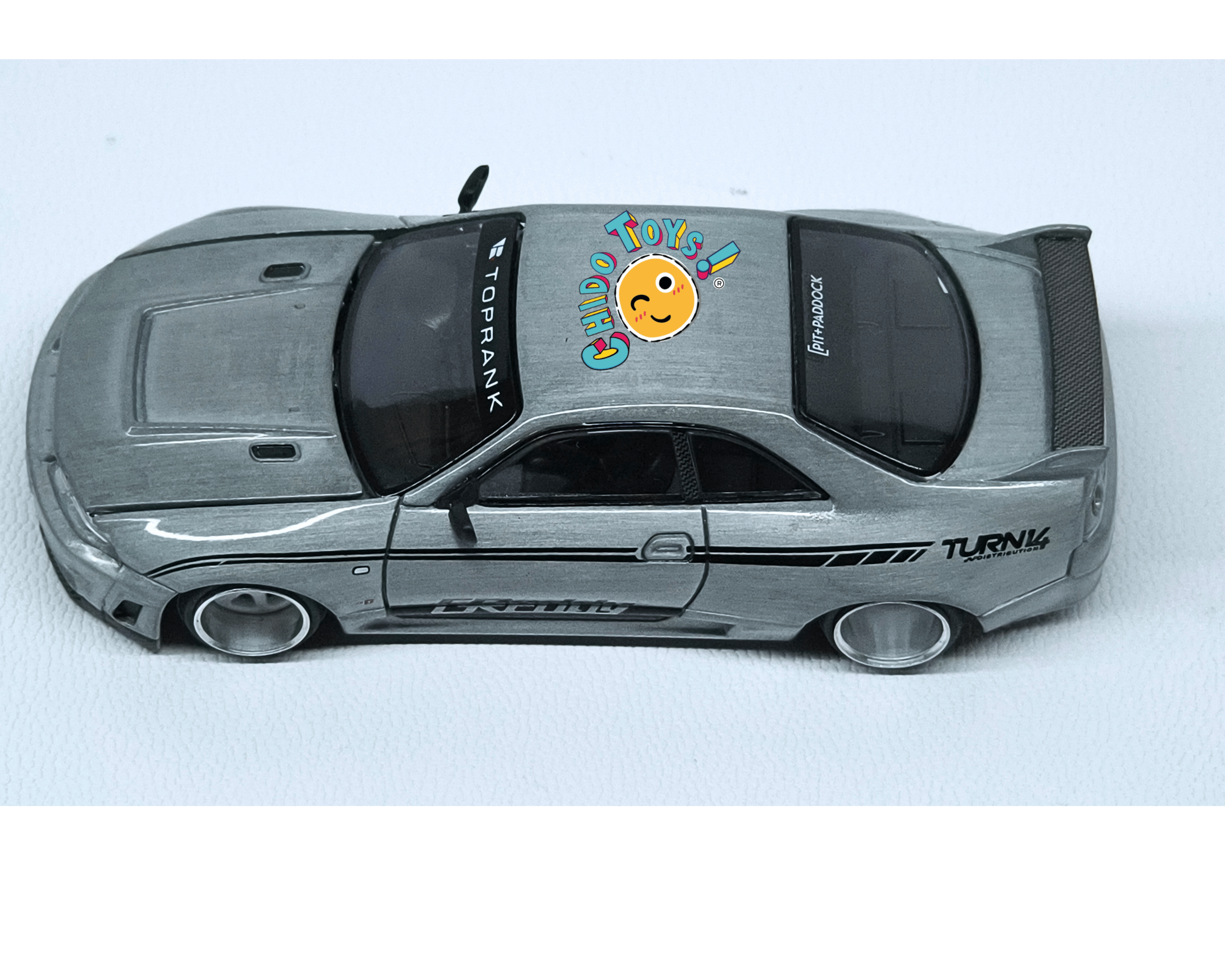 Kaido House #097Nissan Skyline GT-R R33 CHASE 1:64 metal expuesto
